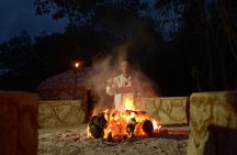 Mayan Ceremonial Night: Temazcal, Cenote Swim and Dinner from Playa del Carmen