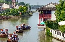 Private Zhujiajiao Ancient Town and Harmony Garden Day Tour with Gondola Ride