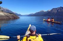 Kayak paddling adventure around Bariloche