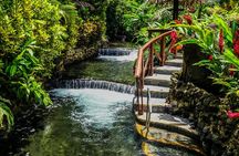 Combination Hanging Bridges, Waterfall, Volcano Hike & Hot Spring