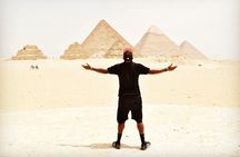 Trip from Cairo airport to great pyramids Sphinx Citadel and Old Cairo