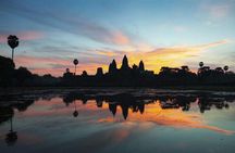 Sunrise over Angkor Wat Temple in Siem Reap