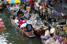 Floating Market Damnoen Saduak and Meklong Railway Market: Half Day Tour