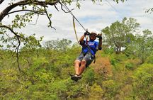 Combo Zip Line Tour and River Rafting from Guanacaste