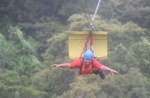 Zuperman Zip 'n Dip Swimming Adventure on Roatan Island, Honduras