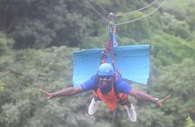 Zuperman Zip 'n Dip Swimming Adventure on Roatan Island, Honduras