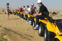 Dubai Desert Afternoon Quad Safari with Camel Ride, BBQ Dinner and Belly Dancing