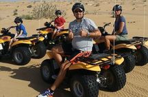 Dubai Desert Afternoon Quad Safari with Camel Ride, BBQ Dinner and Belly Dancing