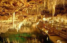 Crystal Caves, Hamilton Shopping and Beach Tour