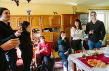 Hungarian lunch/dinner with locals in their home w/ car transfer
