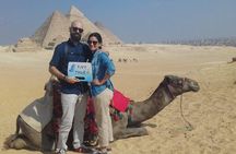 Private Tour Giza Pyramids & Egyptian Museum & Camel ride 
