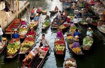 Floating Market Damnoen Saduak and Meklong Railway Market: Half Day Tour