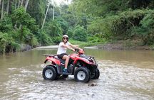 Bali Atv Quad Bike Through Tunnel and Waterfall