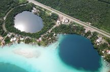BACALAR & CENOTE AZUL from Riviera Maya and Cancun (Private)