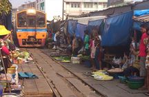 Maeklong & Damnoen Saduak Markets: Railway & Floating Market Tour