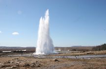 Golden Circle Super Jeep Tour and Snowmobiling from Reykjavik