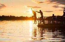 Private Traditional Lakeside Sauna with Midnight Sun
