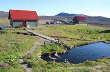 Hot springs and waterfalls, private super jeep tour