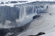 Arctic Fox Travel Dettifoss lake Mývatn winter private super jeep tour