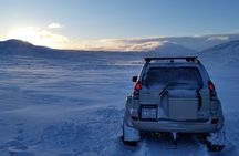 Arctic Fox Travel Dettifoss lake Mývatn winter private super jeep tour