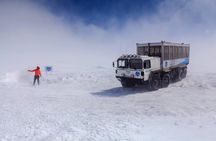 Into the Glacier, Hraunfossar & Barnafoss Waterfalls in a new Mercedes V-class