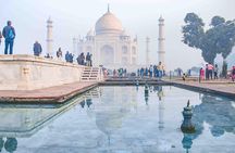 From Delhi: Private Taj Mahal Sunrise & Sunset 2-Day Tour