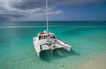 4 Hour Private Catamaran Sail and Snorkel from Grace Bay Beach, Providenciales