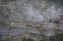 Miravalles Volcano and Waterfalls from Playa Hermosa
