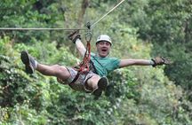 Zipline Canopy & Crocodile Safari Cruise. Private Tour