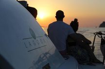 Santorini Full Day Catamaran Private Cruise incl. Meal, Drinks & Free Transport