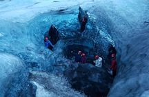 Crystal Blue Ice Cave Adventure