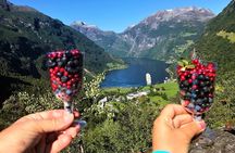 Geiranger by Royal route, 5 hours with visiting a high-mountain farm