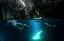 Cave exploring by kayak