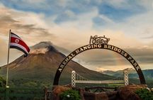  Suspension Bridges, Fortuna waterfall, Typical lunch