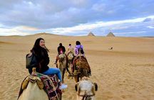Private sightseeing Tour: Giza Pyramids & Memphis & Saqqara & camel ride