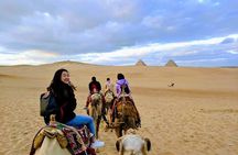 Best Day Tour Giza Pyramids Sphinx Memphis & Saqqara & Camel