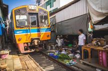Amphawa Floating Market Tour with Maeklong Railway Market (SHA Plus)