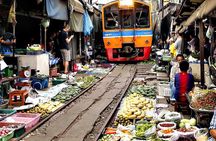 Maeklong Train Market & Damnoensaduak Floating Market Tour