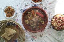 Private Market Tour and Authentic Moroccan Cooking Lesson with a Rabat Local