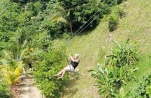 Full-Day Zipline Adventure and Beach Club Visit on Roatan Island, Honduras