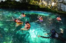 4 Different Cenotes & Beach from Playa del Carmen