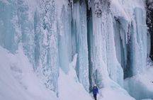 Frozen fall trekking