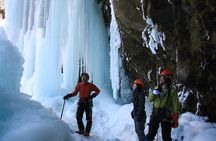 Frozen fall trekking