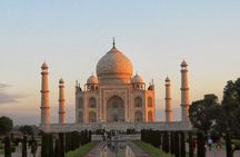 Overnight Sunset & Sunrise Taj Mahal Trip from Delhi includes,Hotel,Guide & Car