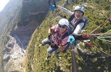 paragliding at the mountains with hotel pickup 