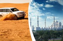 Dubai Desert Safari with BBQ Dinner and Abu Dhabi City Tour ( 2 Days Tour)