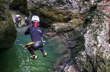 Family Canyoning near Lake Bled