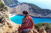 Zakynthos : One day small group tour to Navagio beach Blue Caves & top view 