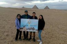 Giza Pyramids and Memphis and Saqqara and Dahshur from Cairo