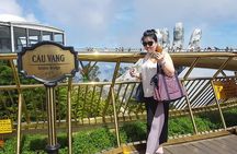 GOLDEN BRIDGE & BA NA HILL in Early moring to Avoid Crowds from DA NANG or HOIAN